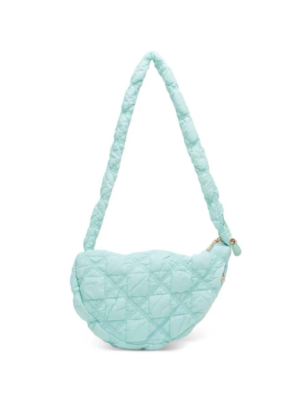 CARLYN Cozy quilted cross body bag - Verde