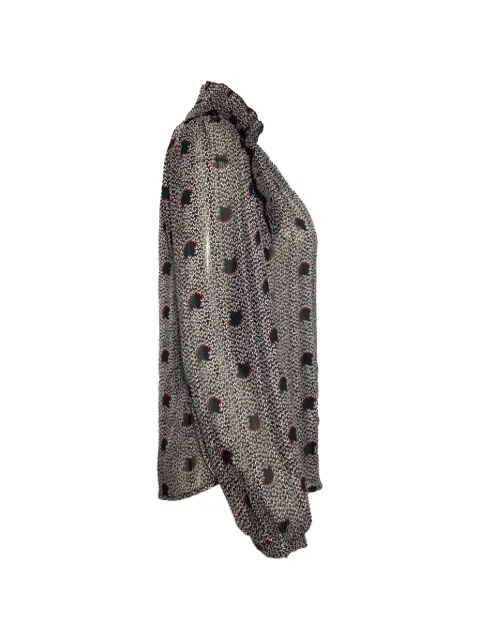 Ba&Sh printed ruffled blouse