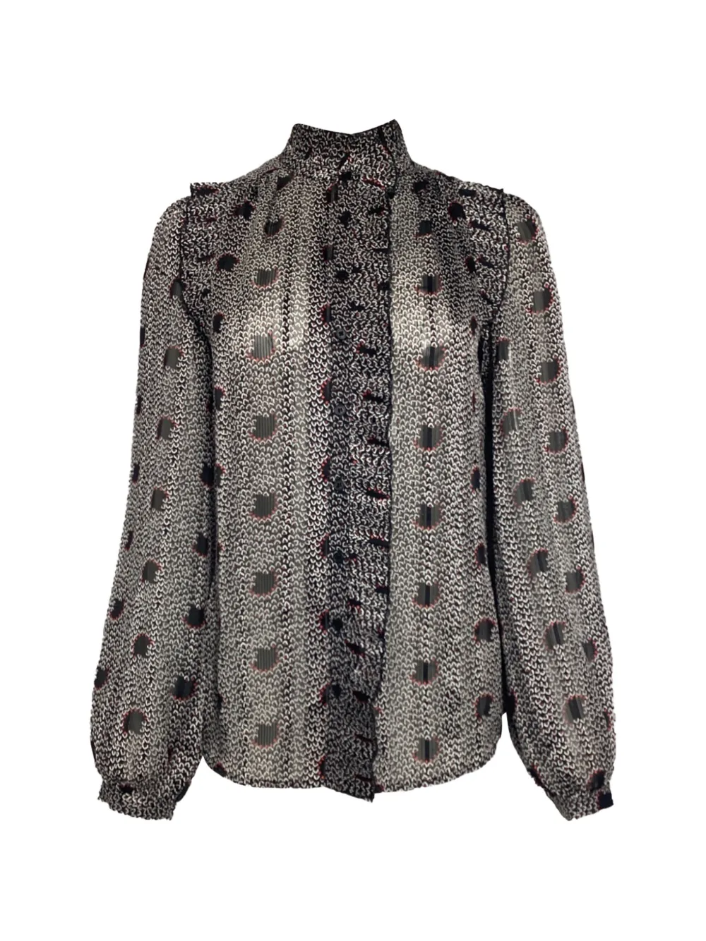 Ba&Sh 印花荷叶边罩衫 | Image 2