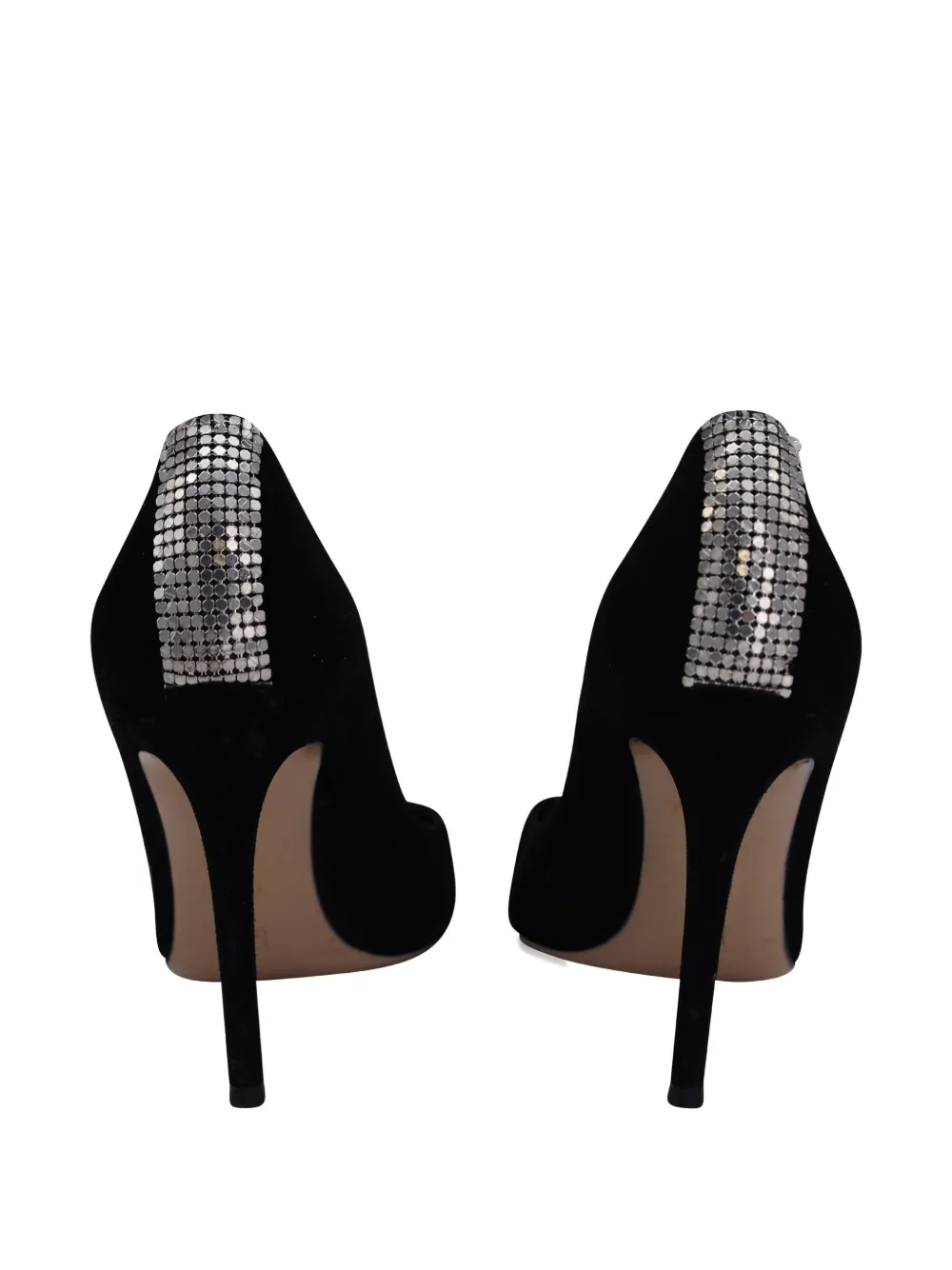 Gianvito Rossi metal-mesh pumps - Zwart