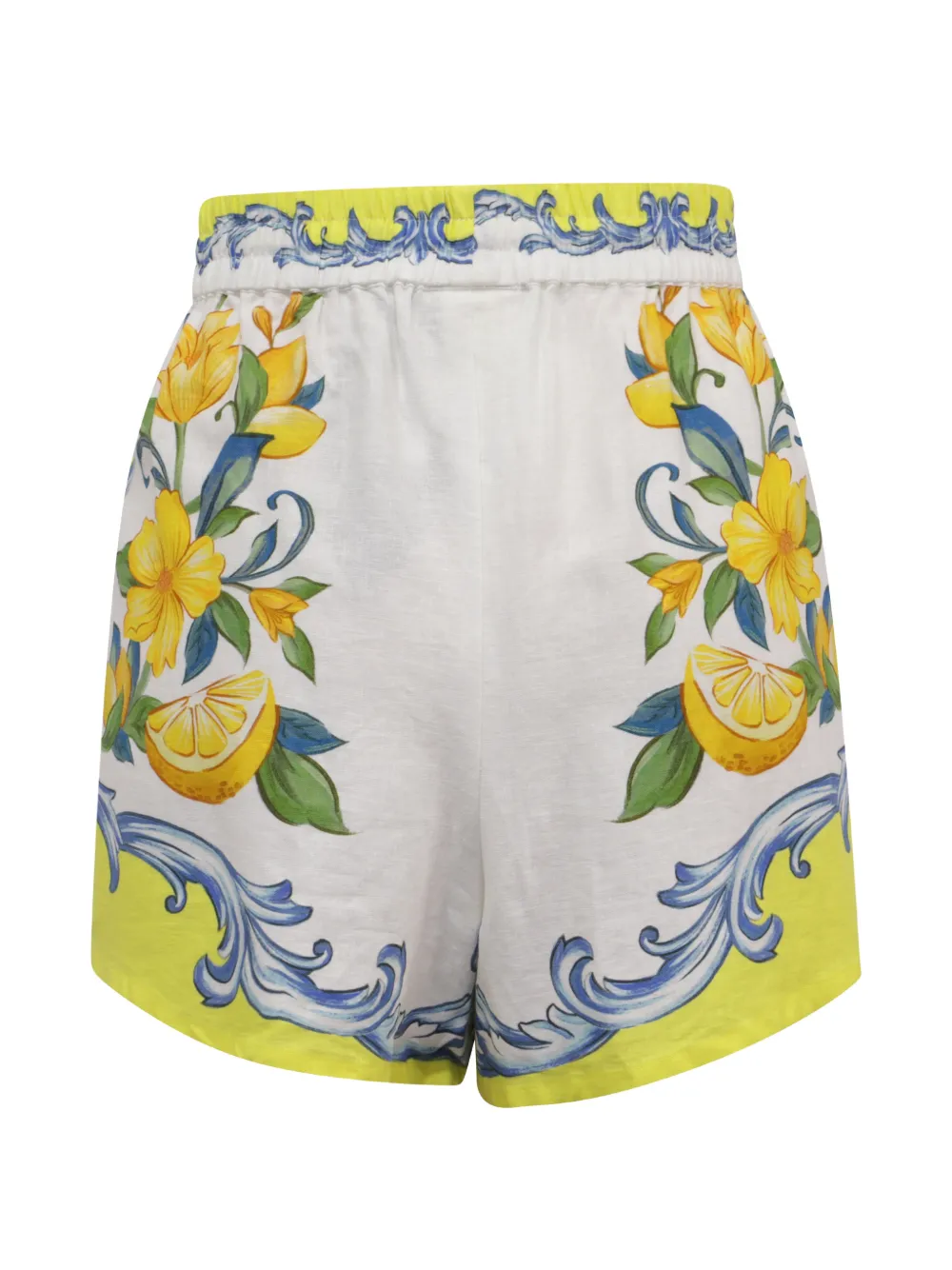 FARM Rio Sicily printed drawstring shorts - Wit