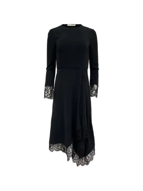 Givenchy Pre-Owned asymmetric lace-trimmed dress