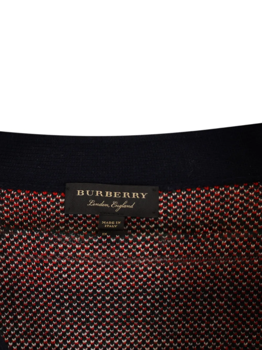 Checked V-Neck Cardigan