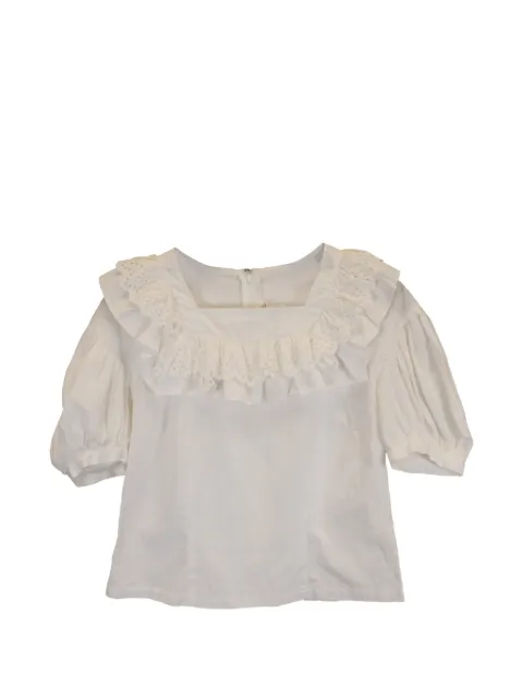 Comme Des Garçons Pre-Owned blusa con volantes