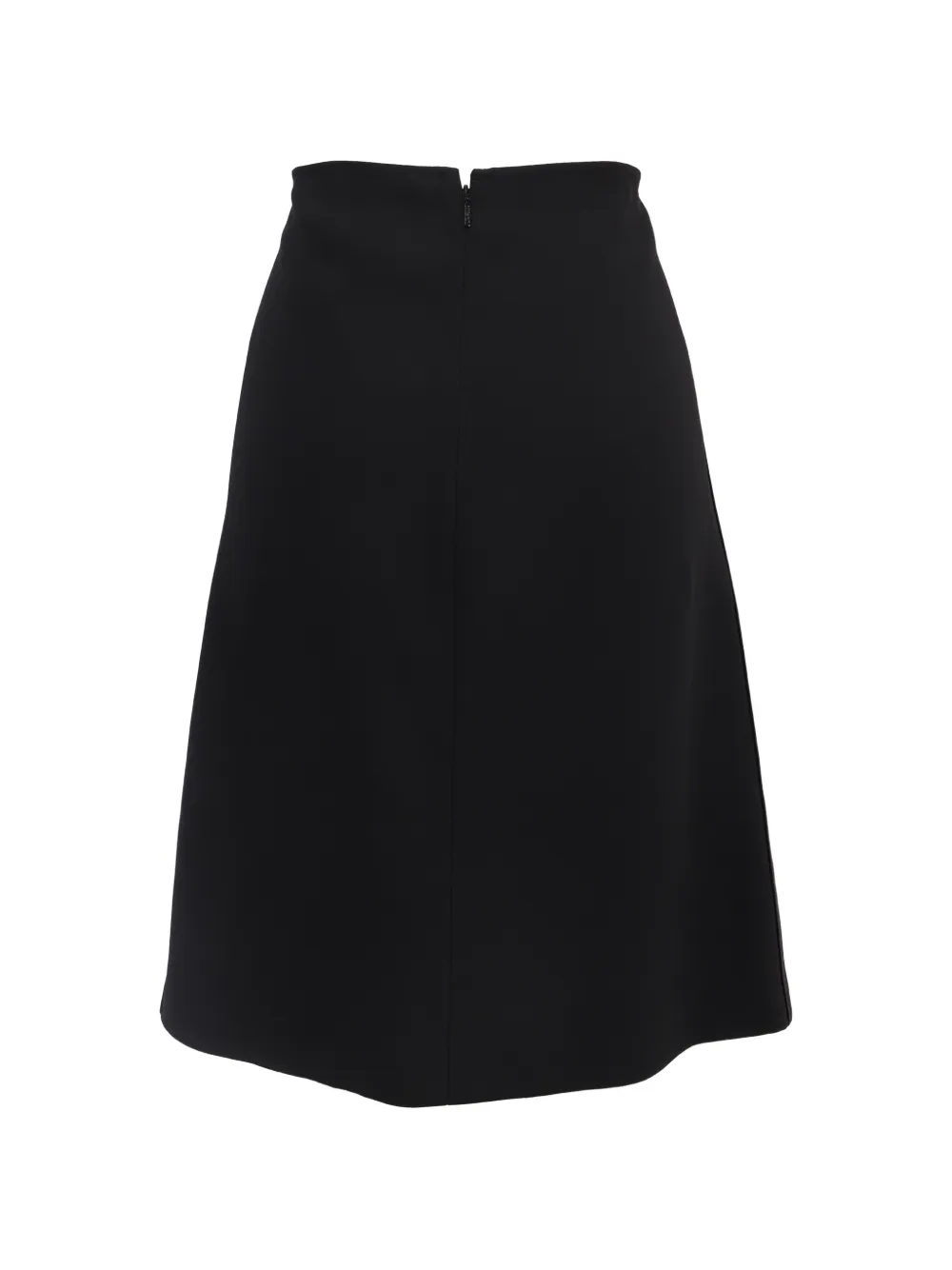 Versace Pre-Owned side-trim A-line skirt - Zwart