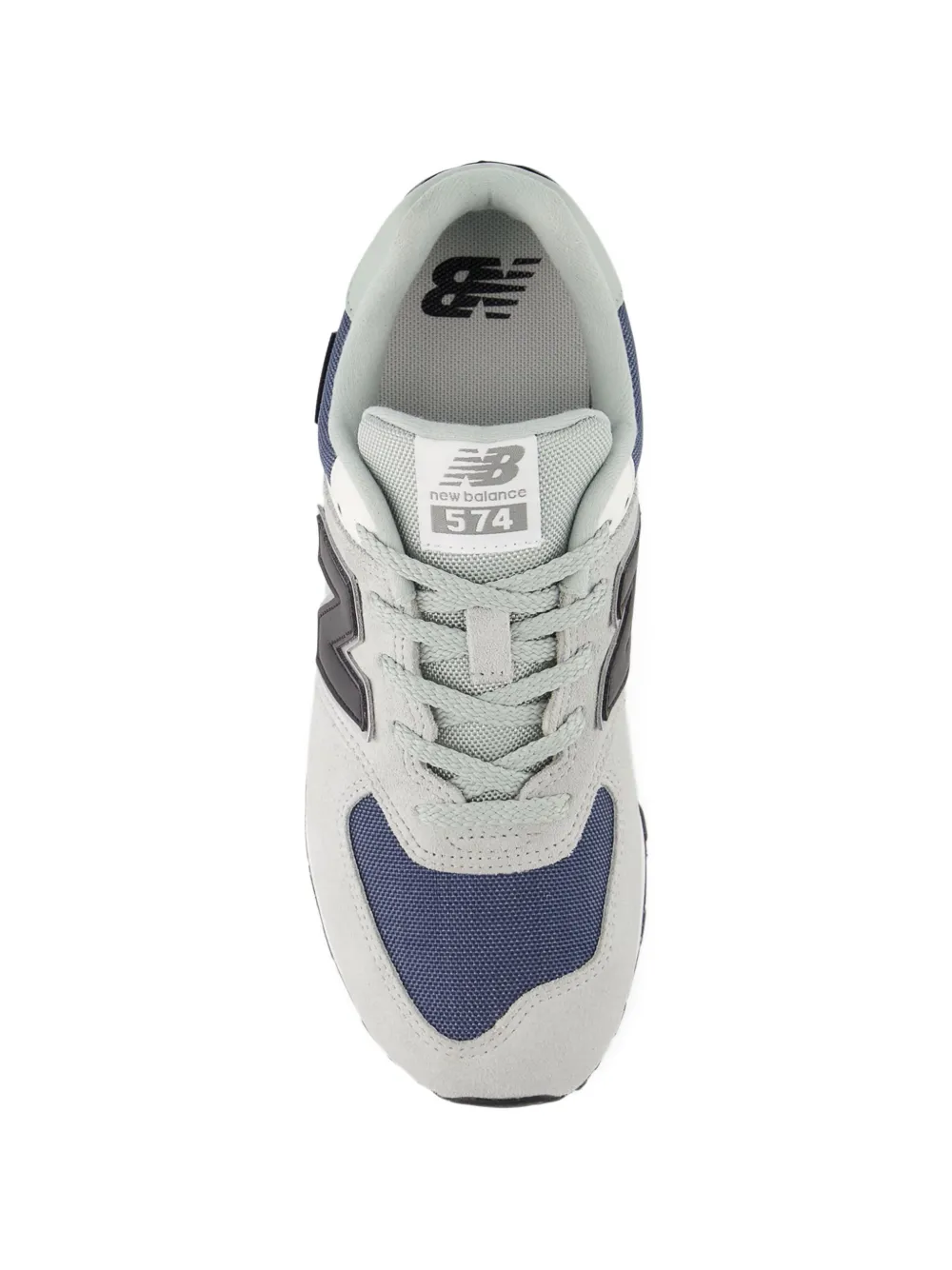 New Balance Kids 574 lace-up logo sneakers Grijs