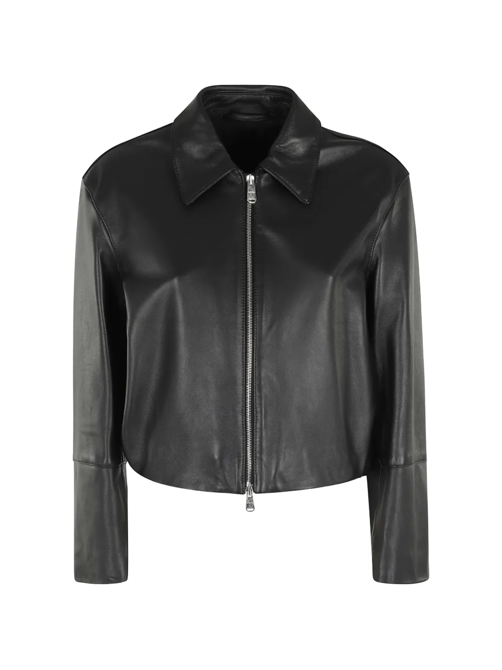 DONDUP zip-up leather jacket - Nero