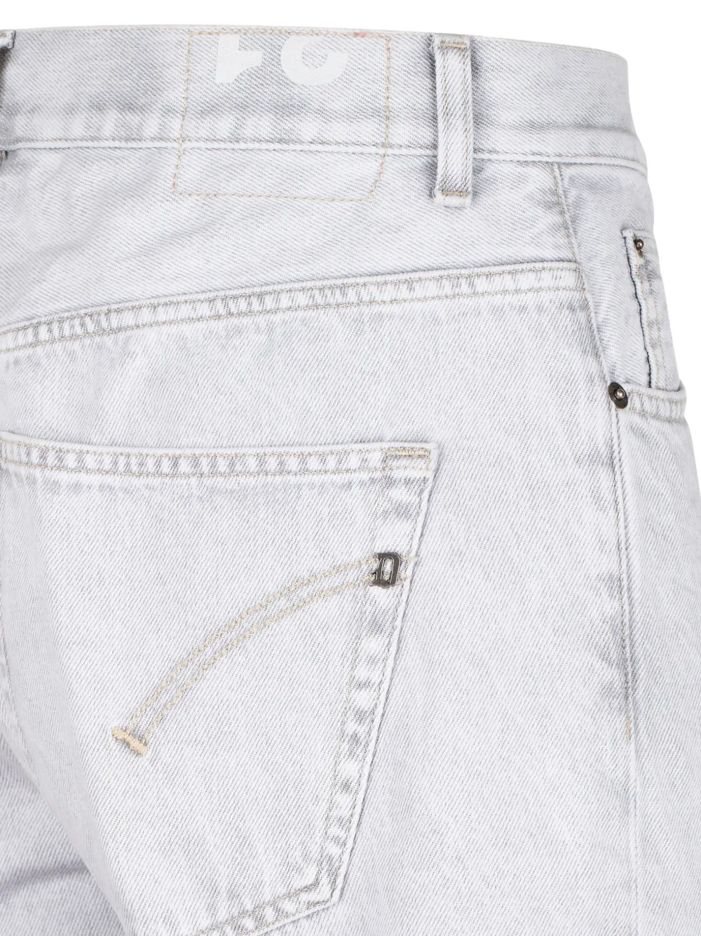DONDUP Shorts met knoopsluiting Grijs