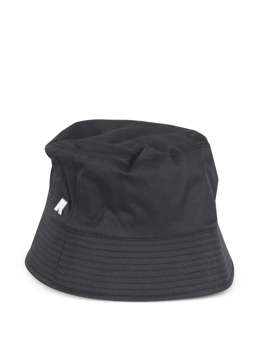 K-Way logo-patch bucket hat - Nero