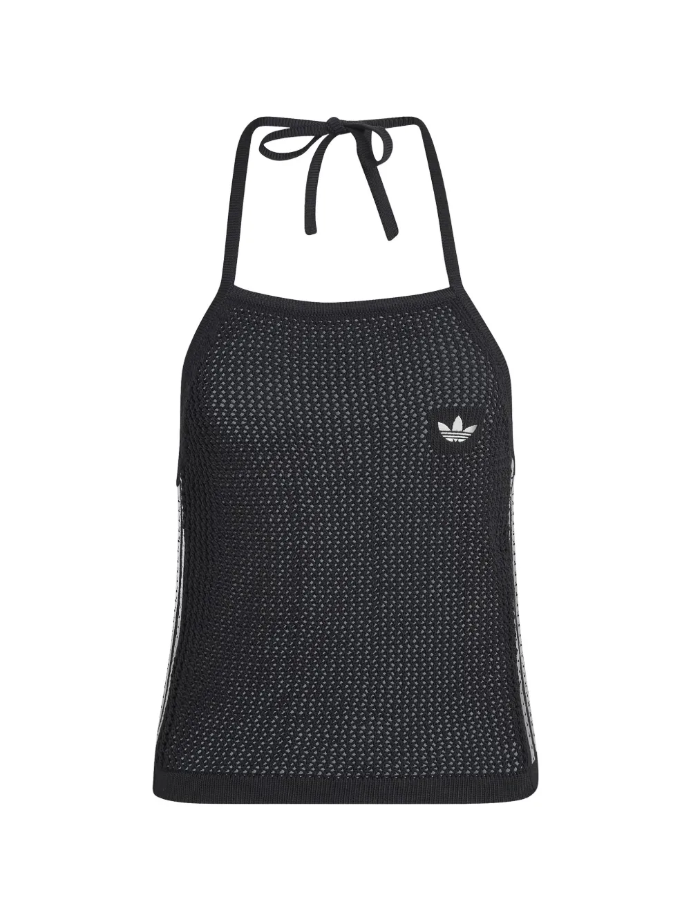 adidas Originals crochet halter top - Nero