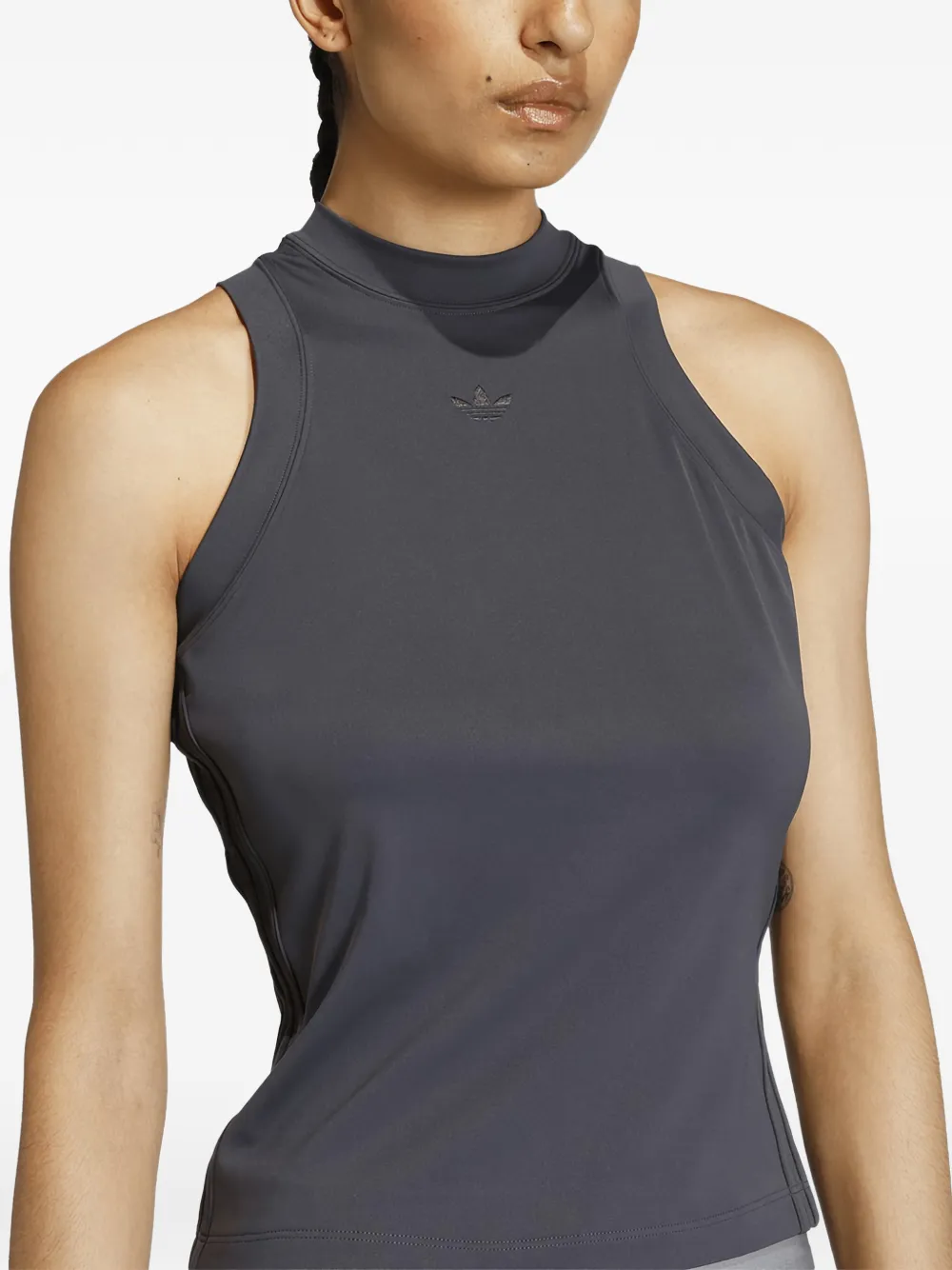 adidas Tanktop met logo Grijs