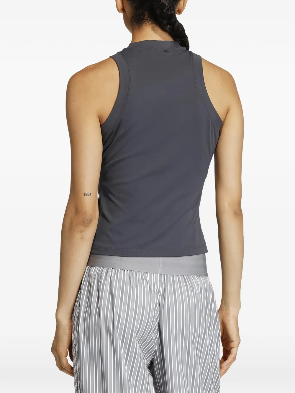 adidas Tanktop met logo Grijs
