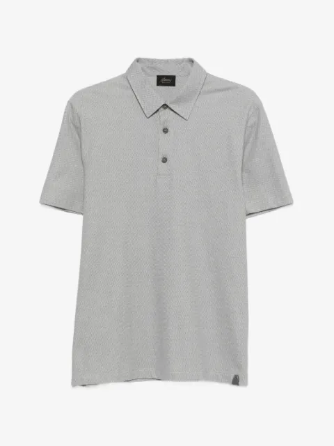 Brioni buttoned polo shirt