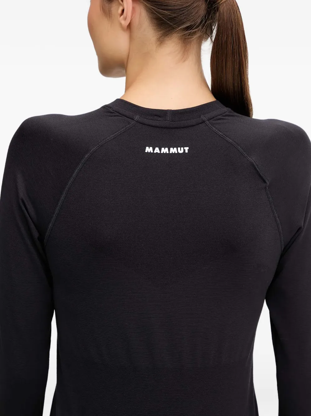 Mammut x Assos T-shirt met lange mouwen Zwart