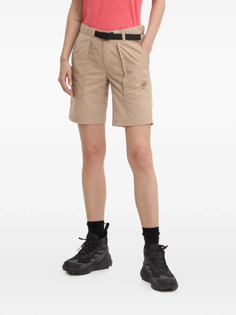 Mammut Runbold IV logo-print shorts - Toni neutri