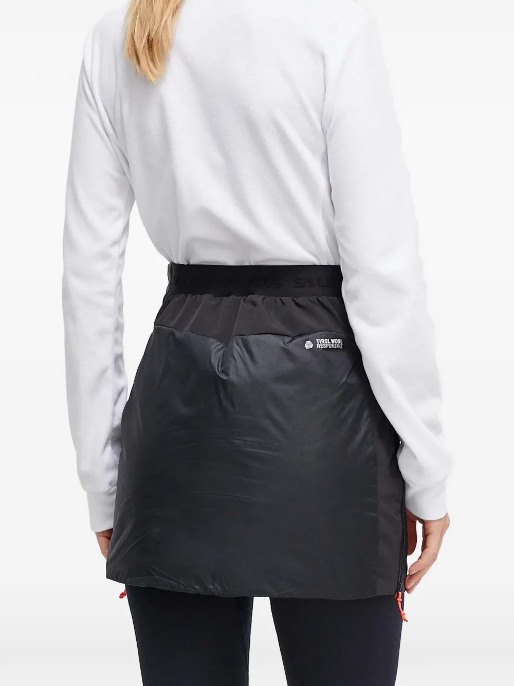  Salewa Zip High-waisted Skirt - Black 