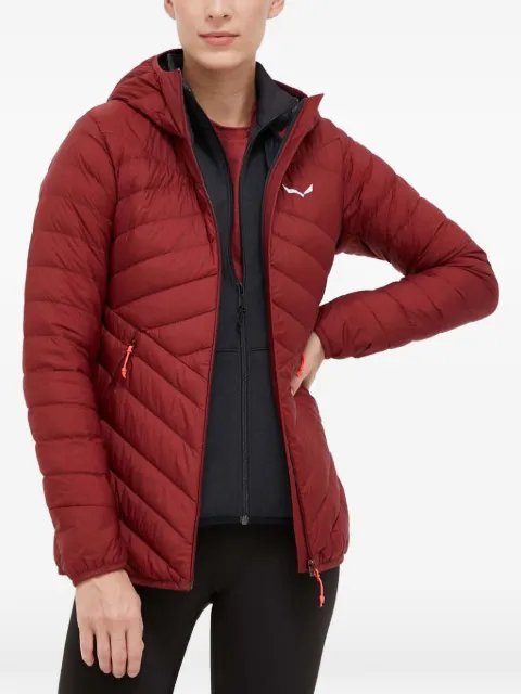 Salewa hooded quilted jacket