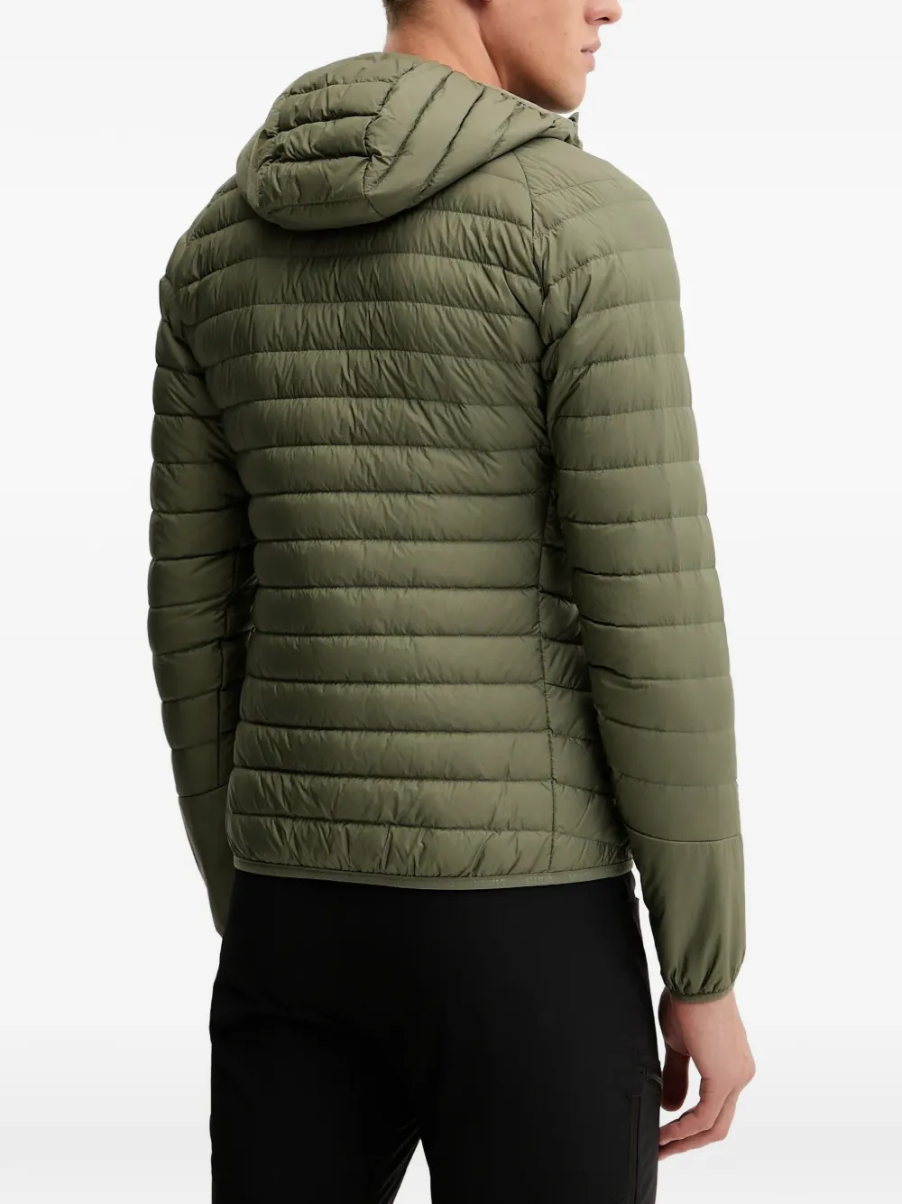  Salewa Hooded Padded Jacket - Green 