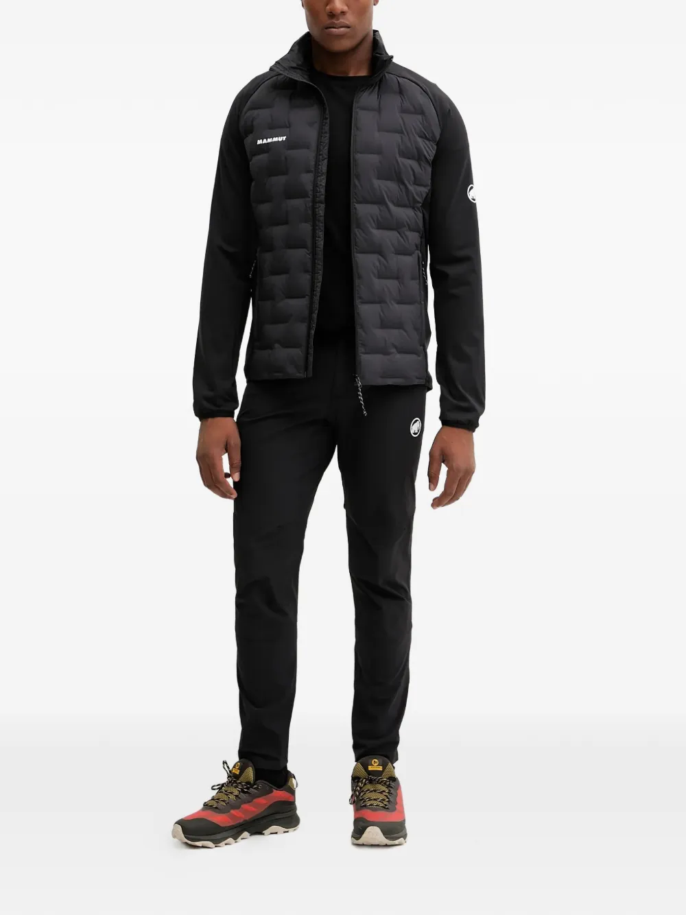 Mammut Sender IN hybride jack met rits Zwart