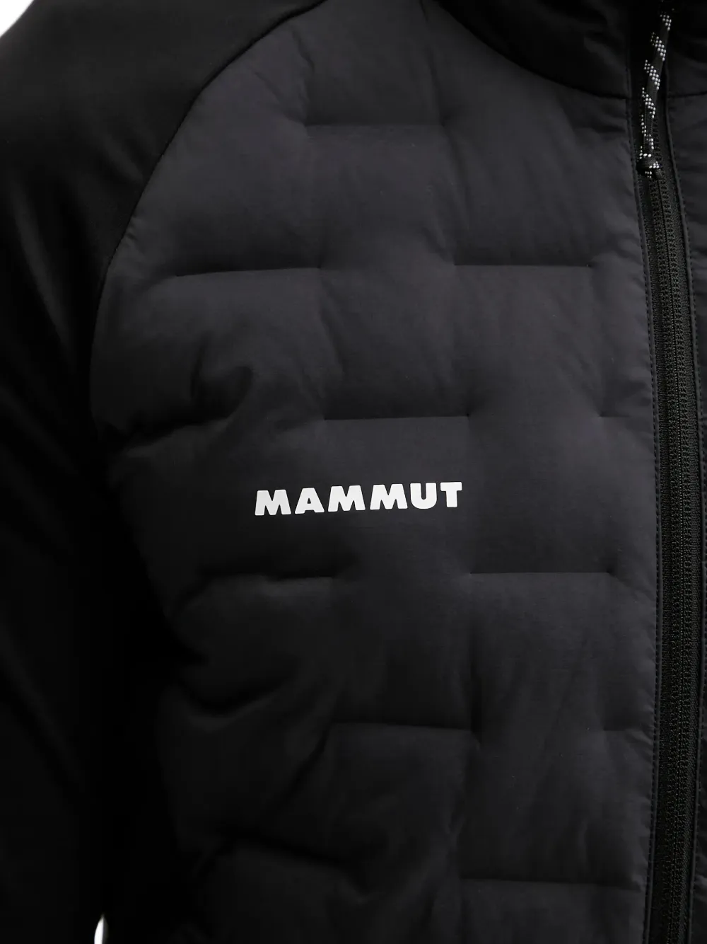 Mammut Sender IN hybride jack met rits Zwart