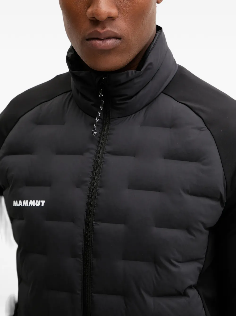 Mammut Sender IN hybride jack met rits Zwart