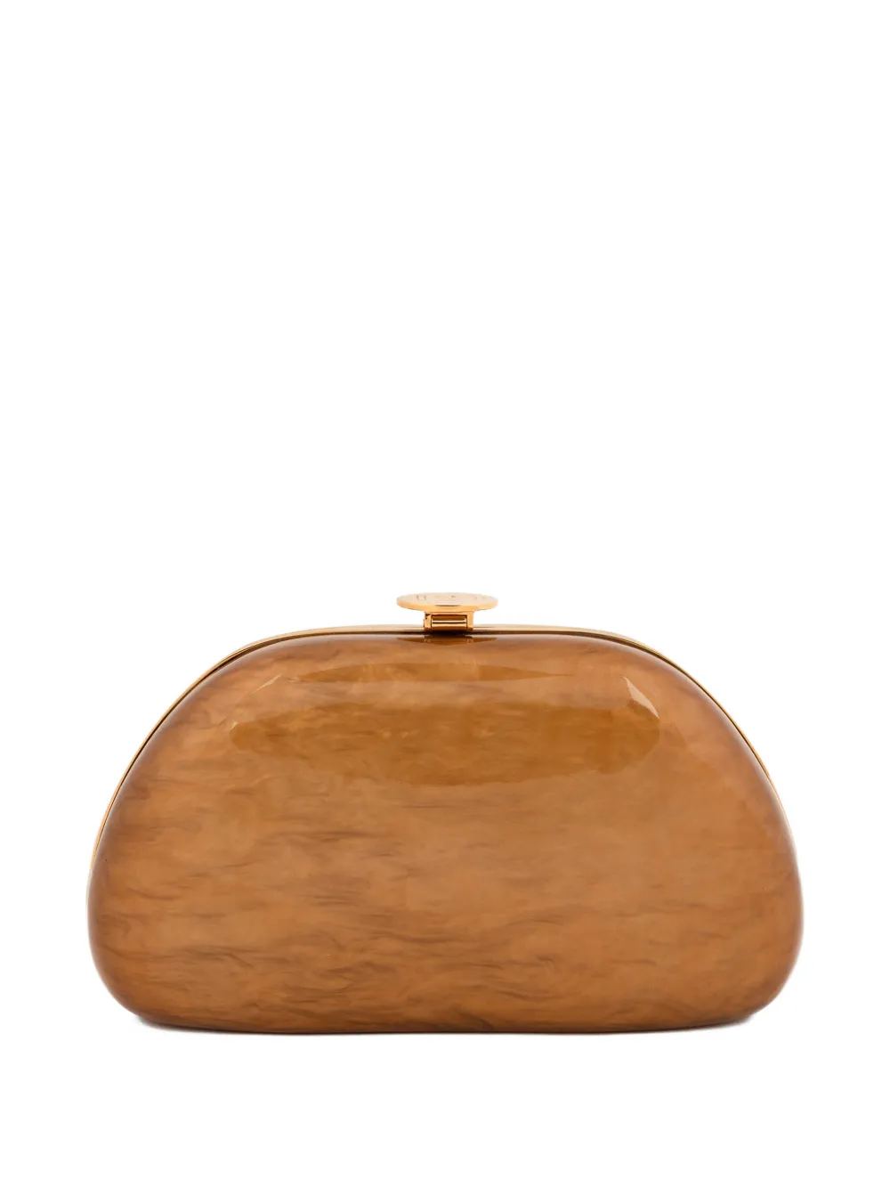 Gemy Maalouf chain-strap clutch bag - Bruin