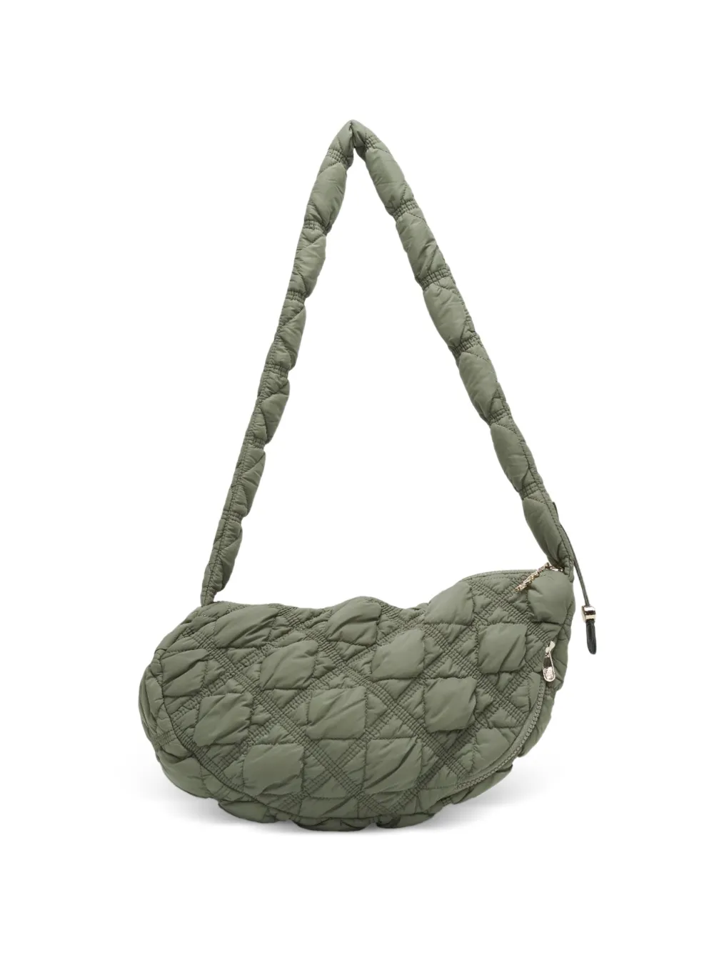 CARLYN Cozy quilted tote bag - Verde