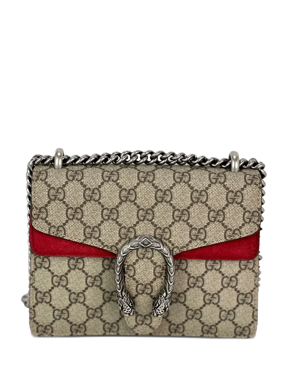 Gucci Pre-Owned Dionysus gg supreme mini crossbody bag - Toni neutri