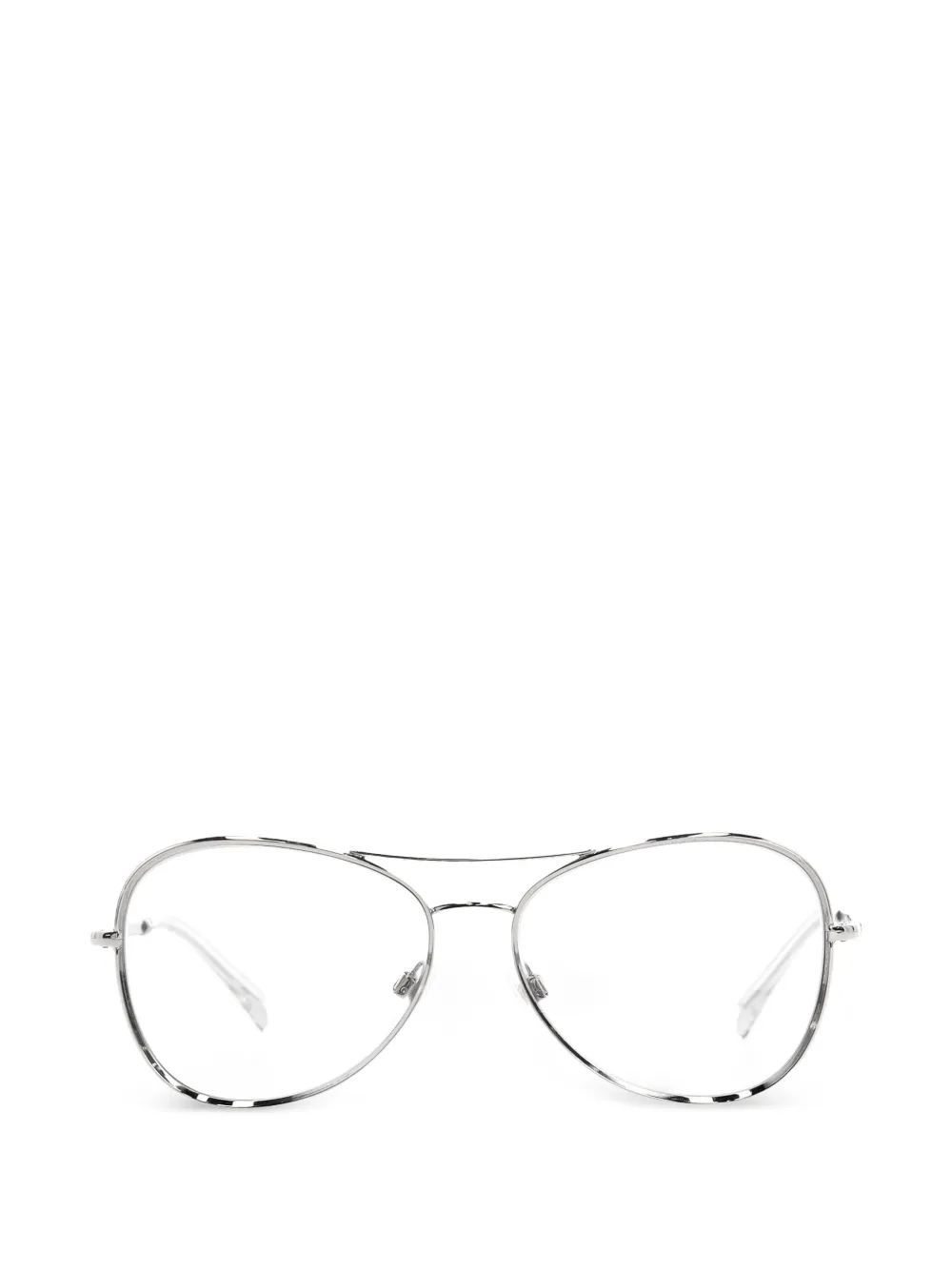 CHANEL Pre-Owned pilot-frame sunglasses - Argento