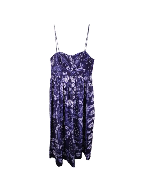 Ulla Johnson vestido con estampado tie-dye