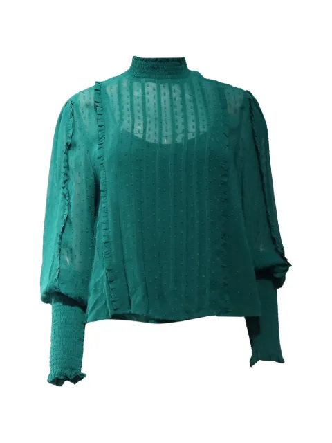 FARM Rio blusa manga larga con volantes