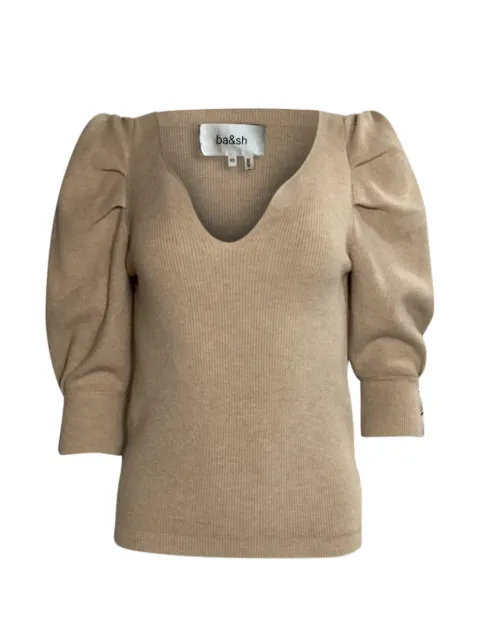 Ba&Sh puffed sleeve T-shirt