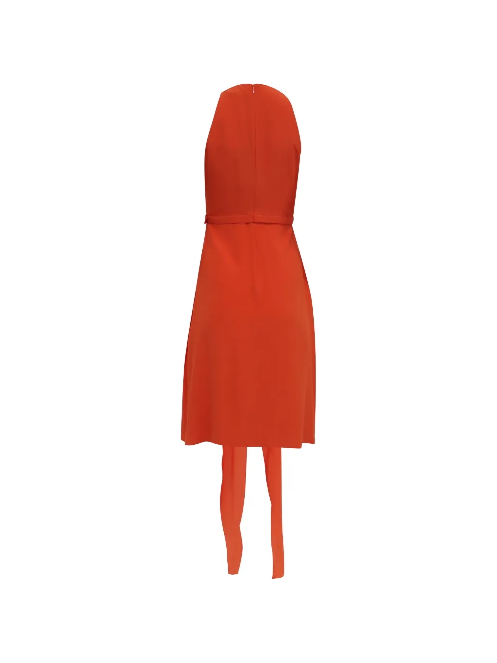 Gucci Pre-Owned belted sleeveless dress - Oranje