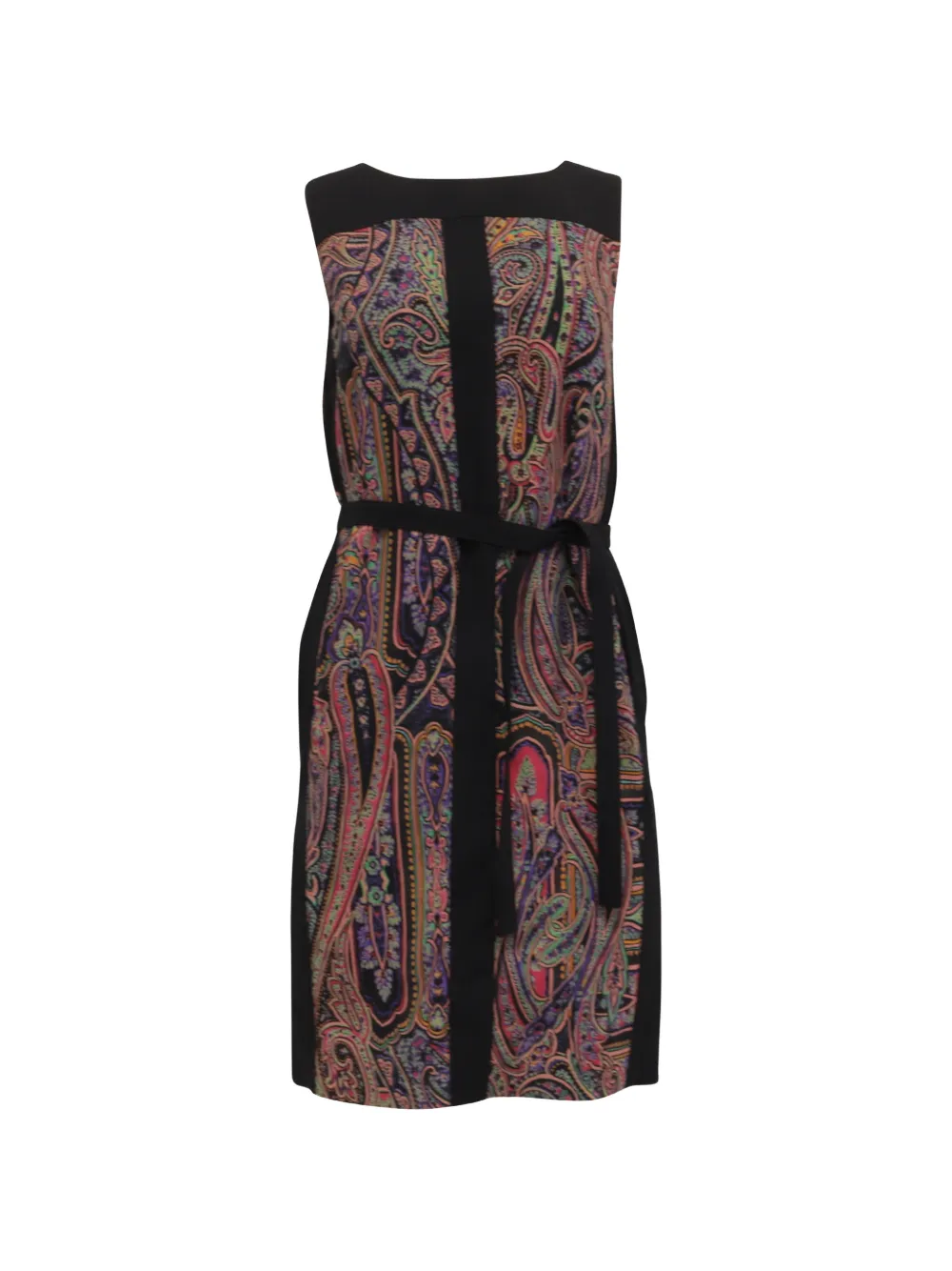 Etro Vintage paisley-print mini dress - Nero