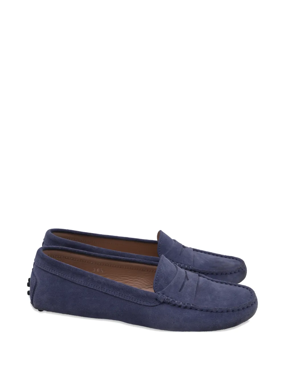 Tod's Vintage Gommino suede loafers - Blu
