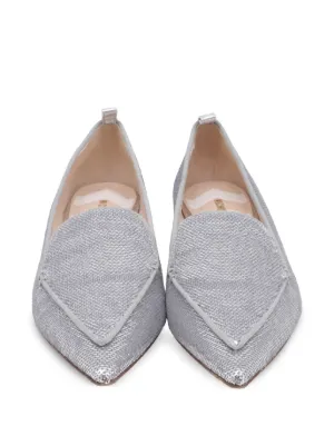 ⭐︎mc⭐︎！ニコラスカークウッド パンプス パール サイズ22㎝ ブラック Nicholas Kirkwood（ニコラス・カークウッド）ウィメンズ - FARFETCH