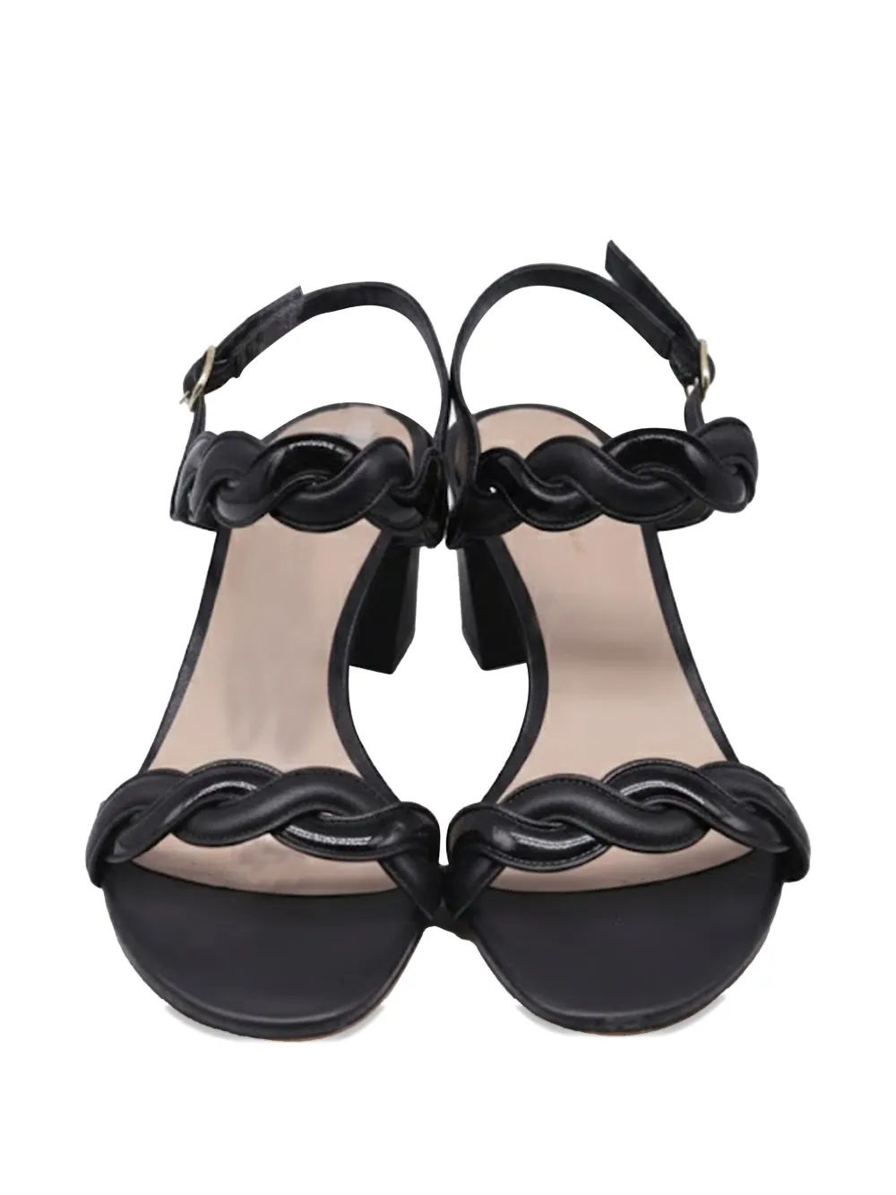 Stuart Weitzman 2024 twist braided sandals - Nero