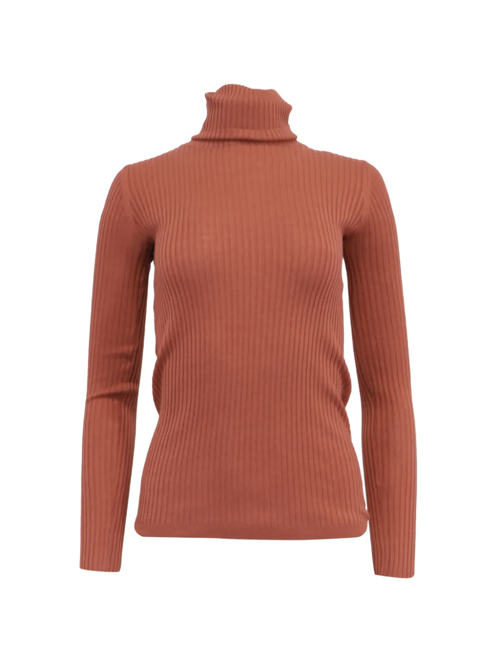 Theory ribbed rolled-neck sweater - Arancione