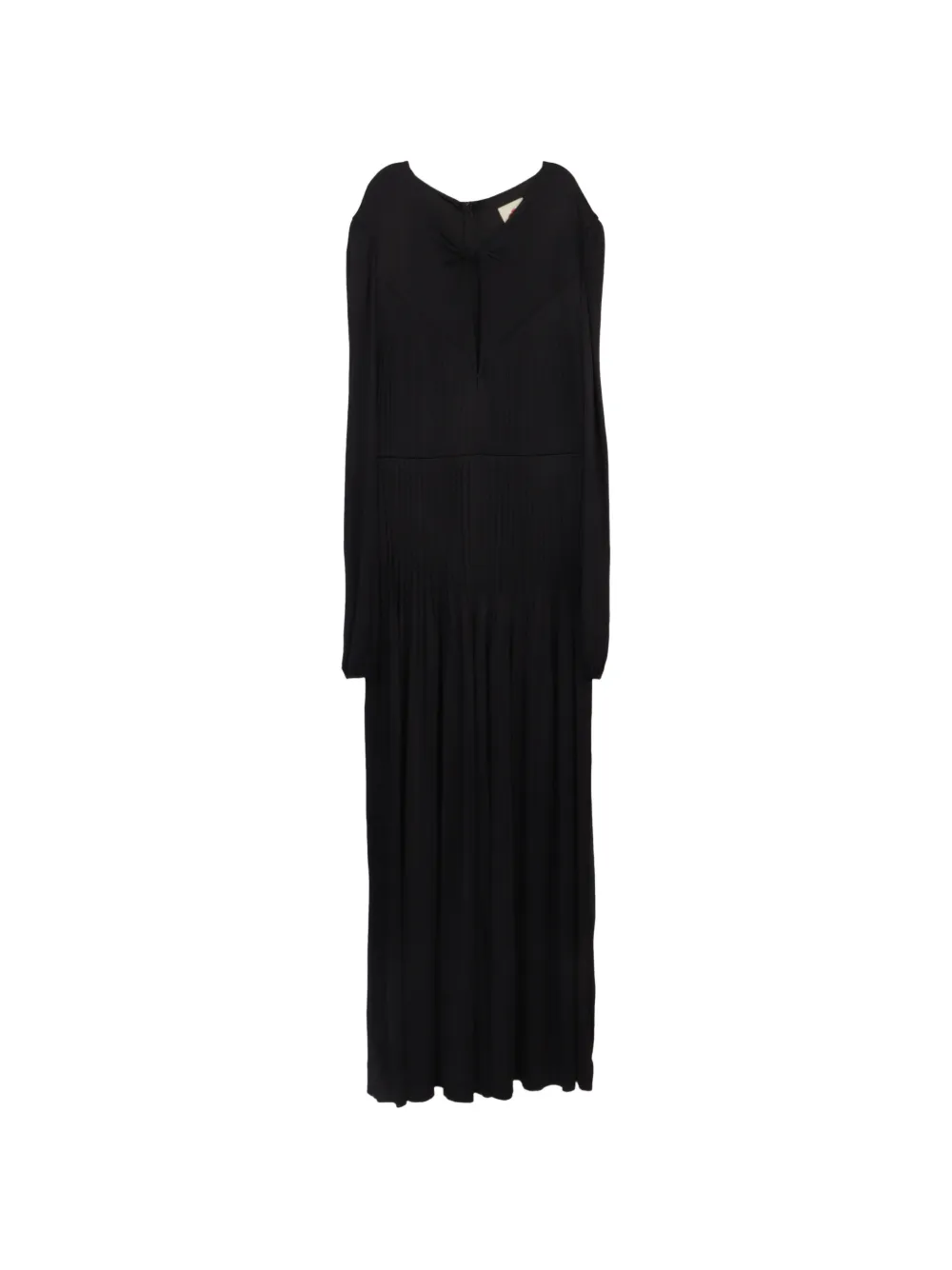 FARM Rio pleated keyhole jumpsuit - Nero