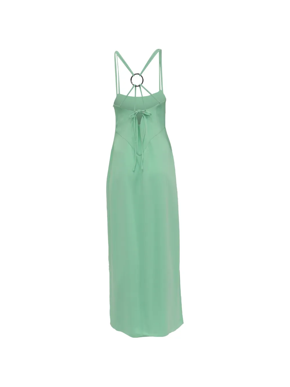 The Attico slit midi dress - Groen