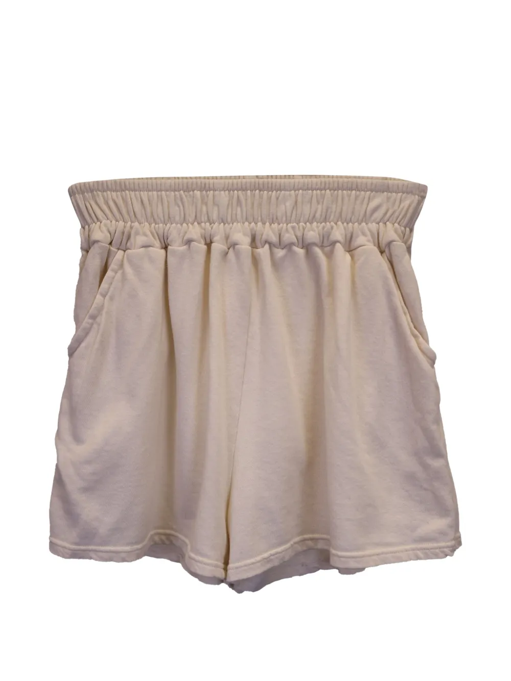 The Frankie Shop cotton ribbed shorts - Toni neutri