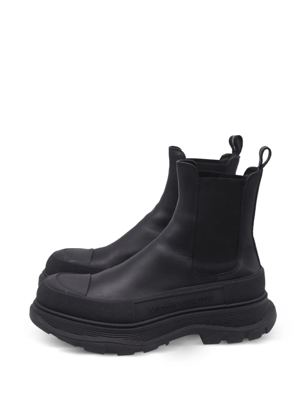 Alexander McQueen Pre-Owned leather Chelsea boots – Black