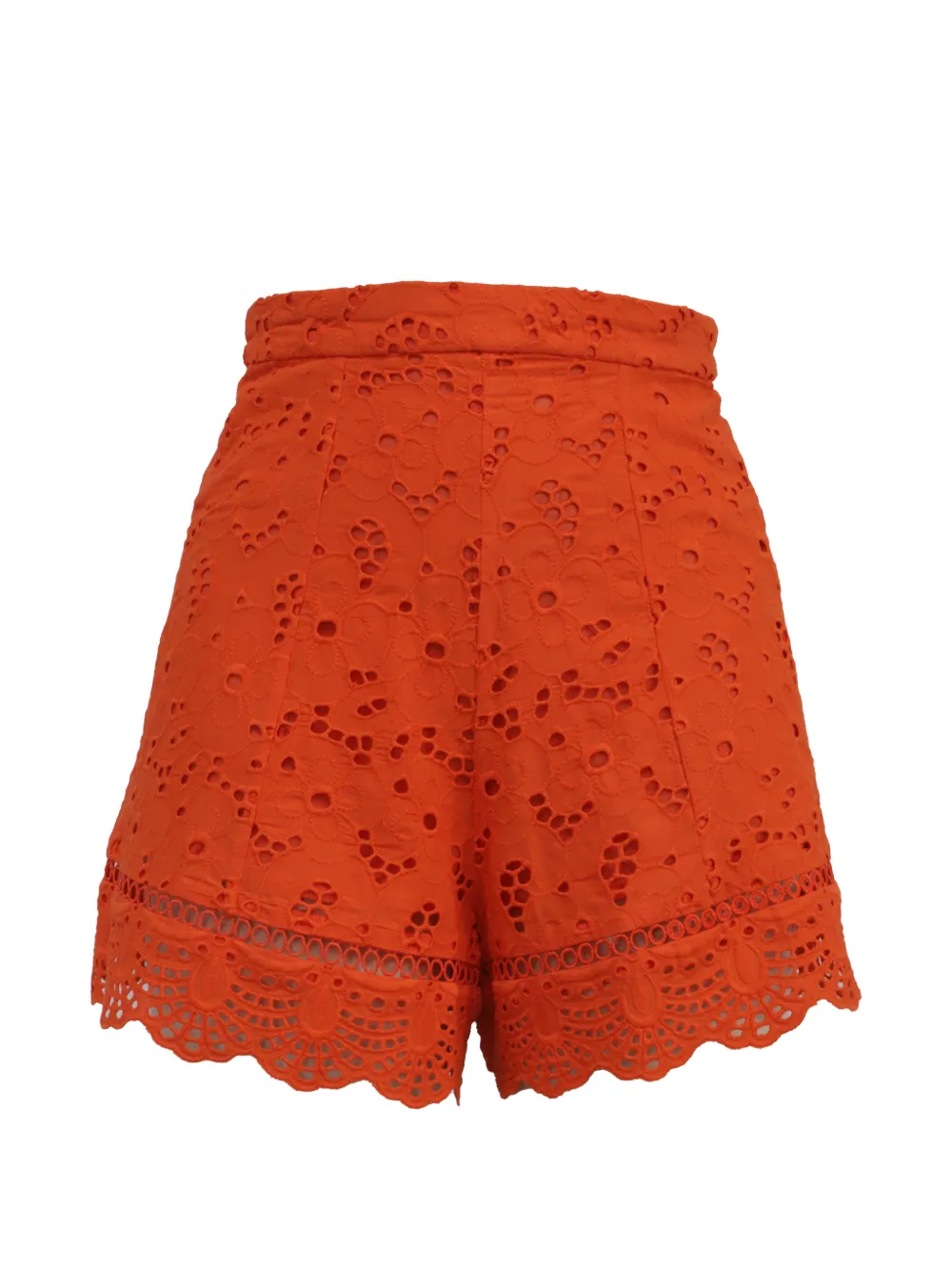 ZIMMERMANN high-waisted shorts - Orange
