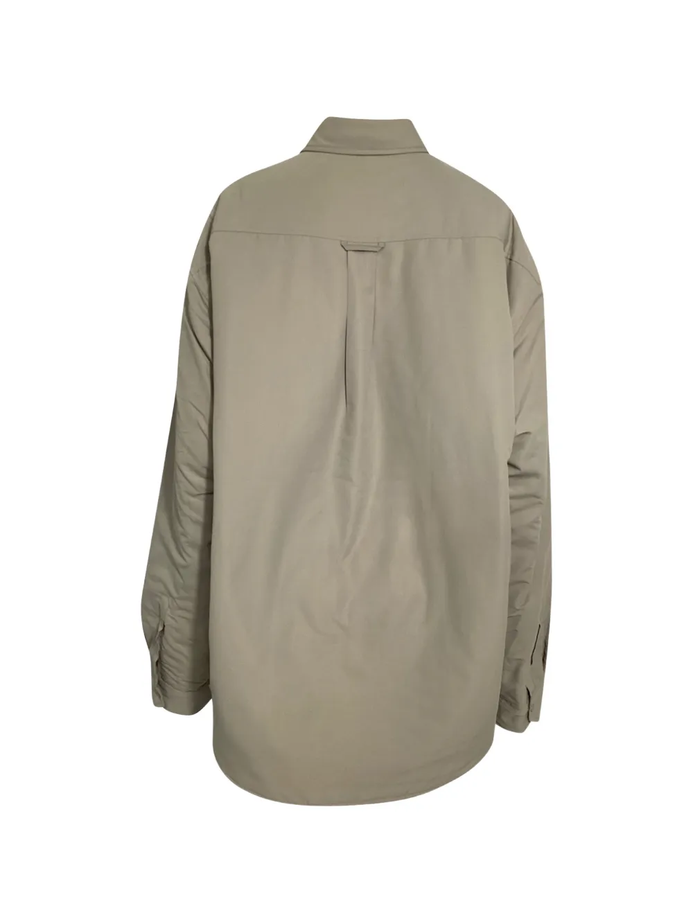 Padded Button-Up Overshirt
