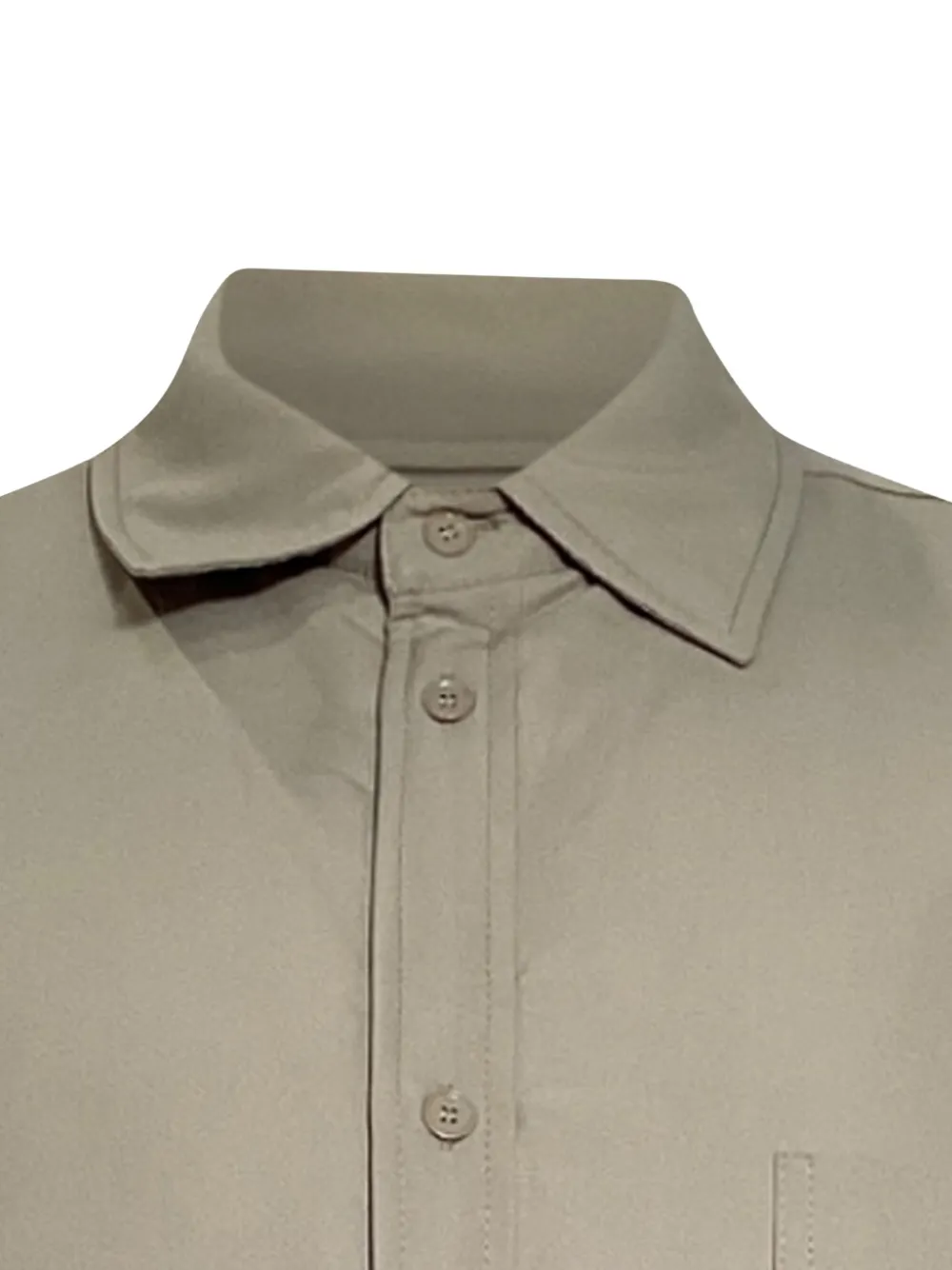 Padded Button-Up Overshirt