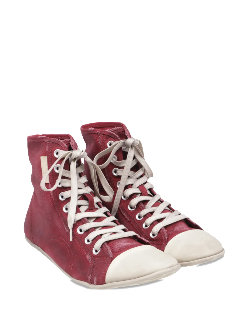 Balenciaga Pre-Owned Ultra Flat canvas sneakers - Rood