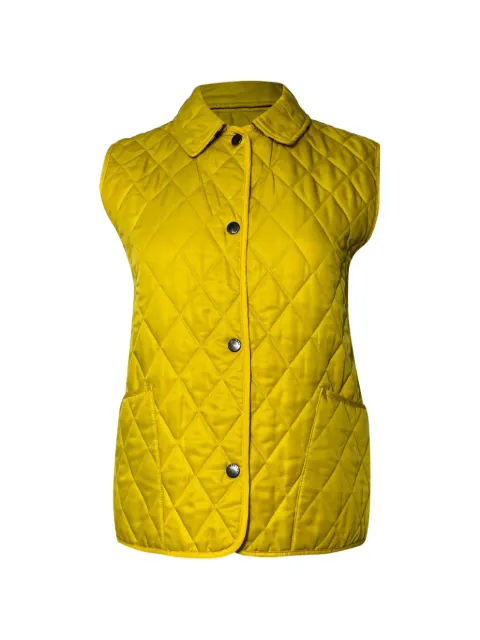 Burberry Pre-Owned quilted button vest