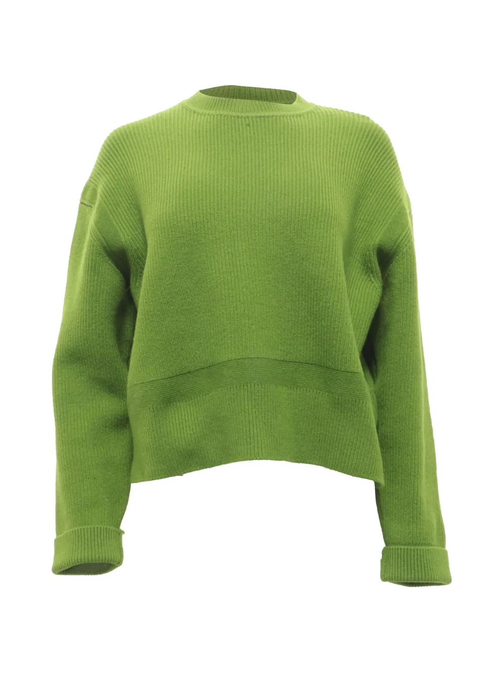 Bottega Veneta Pre-Owned english ribbed-knit sweater - Verde