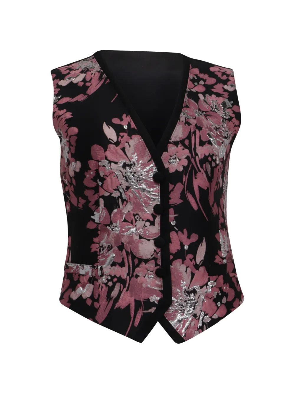 Dolce & Gabbana Pre-Owned brocade floral waistcoat - Nero