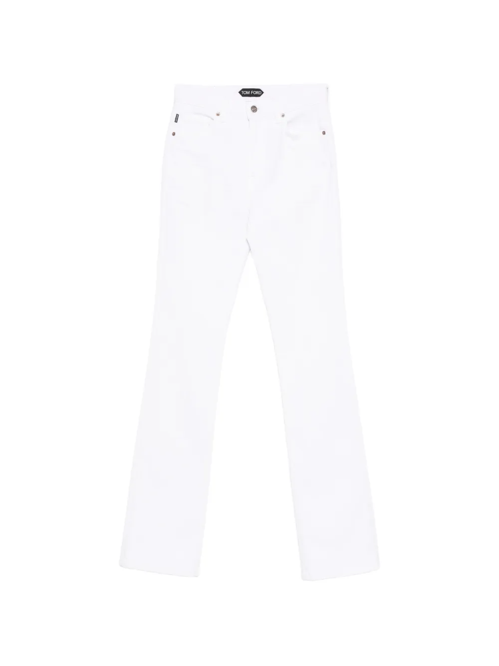 TOM FORD button trousers - Bianco